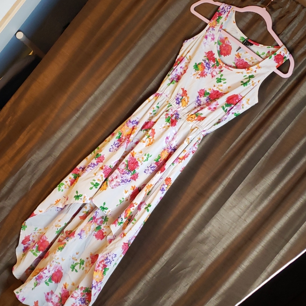 Summer Floral  High Low Dress